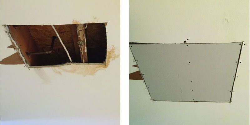 Water Damage Drywall Repair